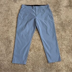 Eddie Bauer Light Blue Horizon Straight Leg Ankle Pants 16 Plus Size Spring